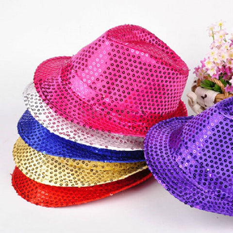 Bling Sequined Bowler Magical Hats