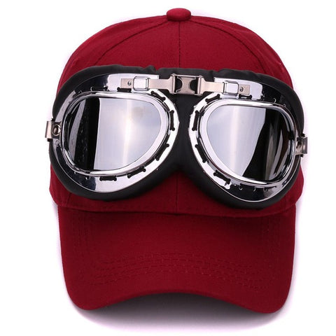 Fancy Ski Goggles Baseball Cap